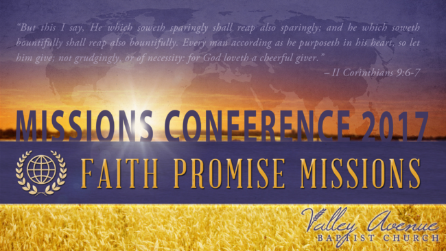 Missions Conference 2017 - Banner